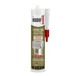KUDO SILIKONSKA ZAPTIVNA MASA ZA KROVOVE I OLUKE CRNA 280ml