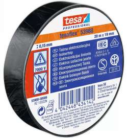 TESA IZOLIR TRAKA 15mmx10m CRNA