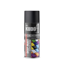 KUDO SPREJ AKRILNI 400ml CRNI MAT RAL 9005